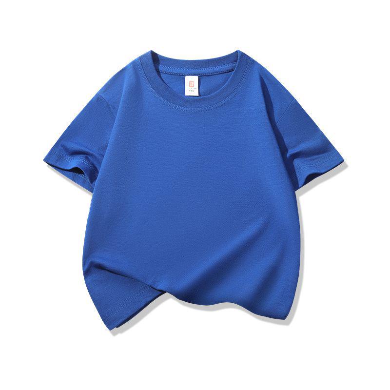 Customizable Kids' Summer Short Sleeve T-shirt with Logo Print