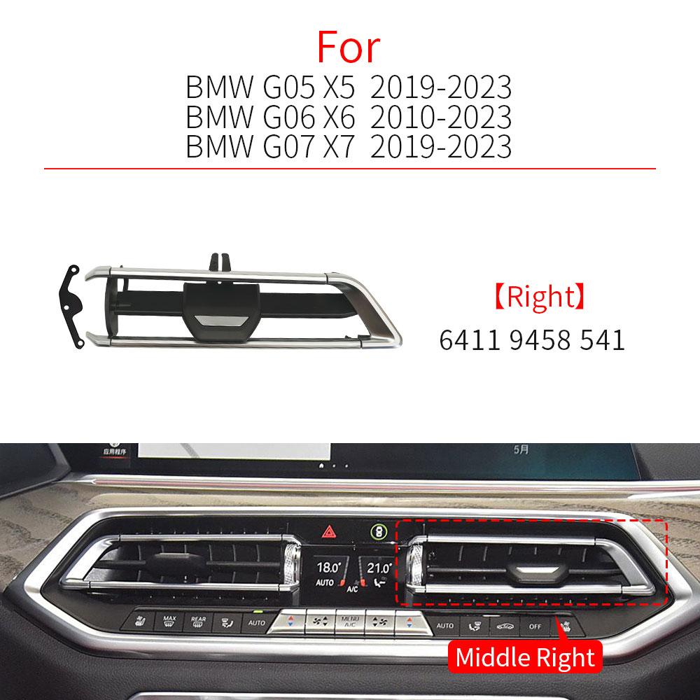 For BMW G05 G06 G07 Car Front Air Vent Grille Clip Trim Parts A/C Outlet Repair Kits Accessory For BMW X5 X6 X7 64119458541