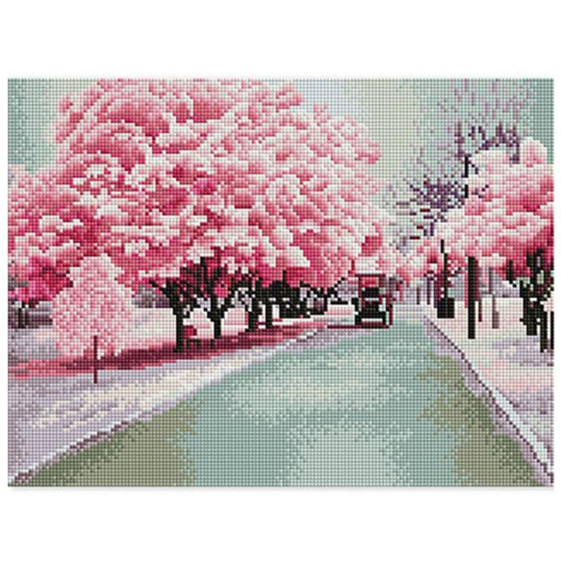 Diamantmalerei Tier Volldiamant Rund/Quadrat Tier 3D Diamant Blume Stickerei Strass Bild Diamant Mosaik Geschenk Schloss Gebäude