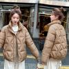 2025 Fashion New Cotton-padded Clothes, Winter Cotton-padded Clothes, Stand-up Collar Short Cotton-padded Jackets, Foreign Style Versatile and Thin