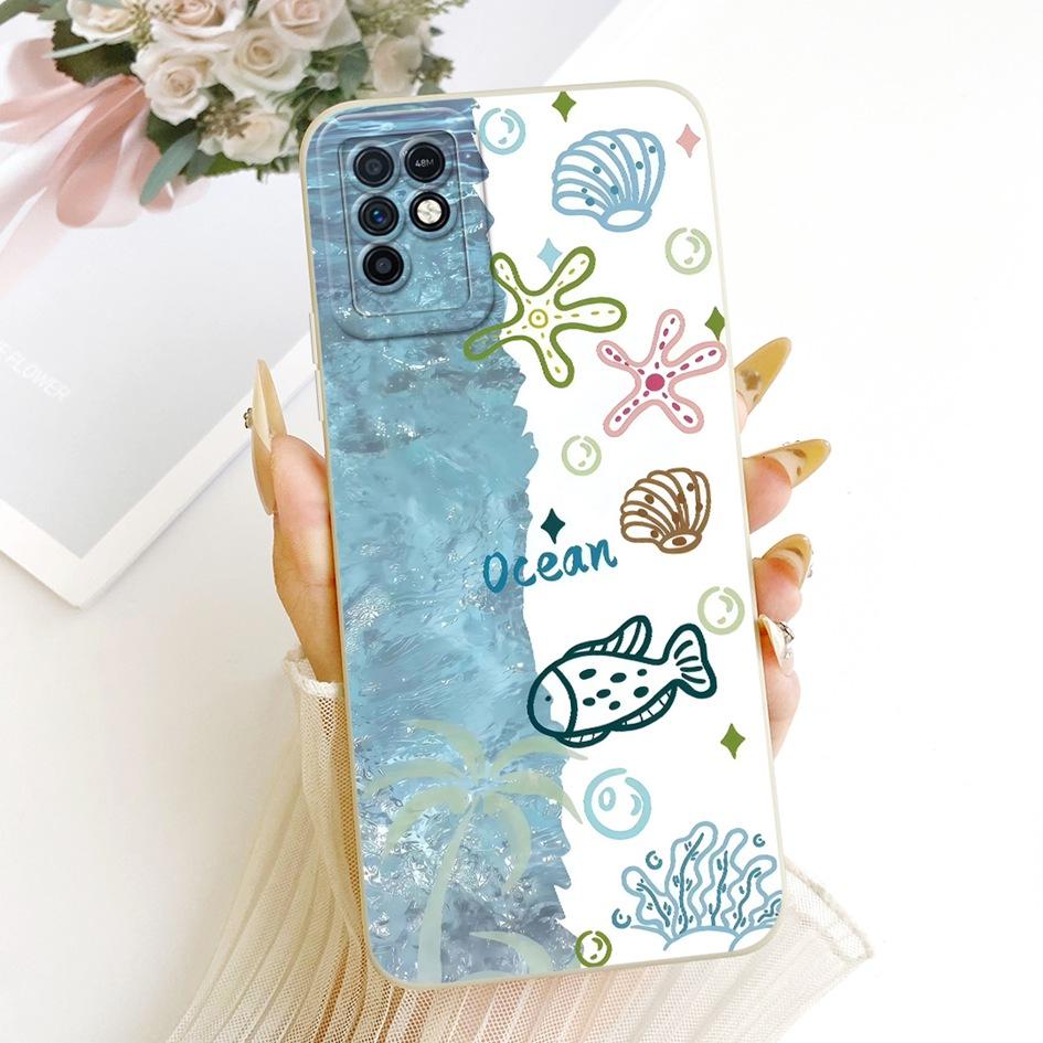 For Infinix Note 10 Case X693 Shockproof Silicone Cute Cartoon Cat Phone Cover For Infinix Note 10 Pro NFC X695 X695D X695C Capa