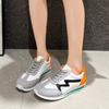 Fashion Women's Spring New Casual Single Shoes Round Head Color Matching Before Lacing Soft Sole Non-slip Low Top Sneakers