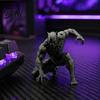 Cool Office Table Figurine 3D Printed Black Panther Action Figure  Warrior Statue  Dynamic Animal Sculpture Squat Combat Pose Matte Gaming Desk Decor