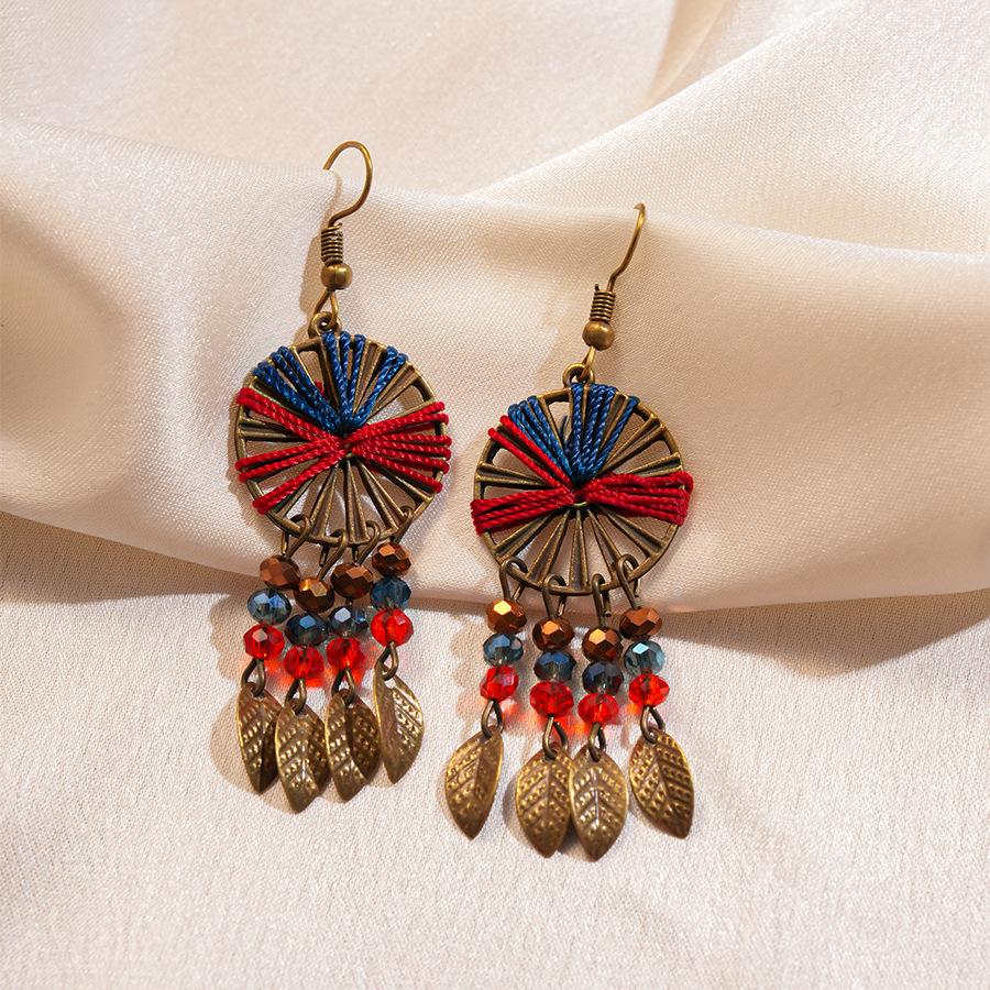 

Модные серьги-подвески для женщин красный