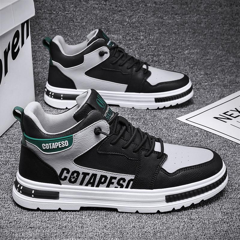 Spring Martin Boots High-top Little White Board Shoes New Summer Leisure Sports High-tide Shoes