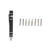 Tournevis manuel 8-en-1 Type stylo Portable Multi-spécifications Avec tête de tournevis magnétique Outil de tournevis Tête de tournevis haute densité