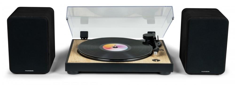 Gramofon z aktywnymi głośnikami THOMSON TT300 WS600DUO, Thomson