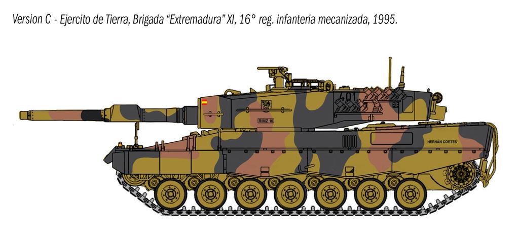 Italeri War Thunder Leopard 2A4 Plastic Model IT35106 1/35 (Tank)