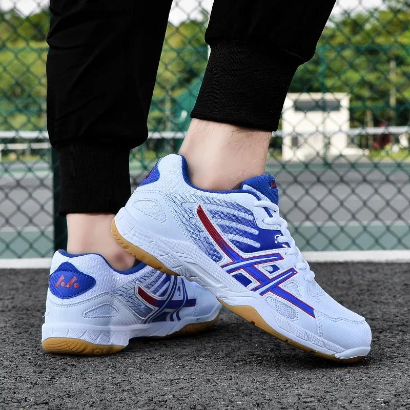 Men Badminton Shoes Training Outdoor Non-slip Boys High Quality Wear Resistant Sneakers Breathable Professional Volleyball Shoes