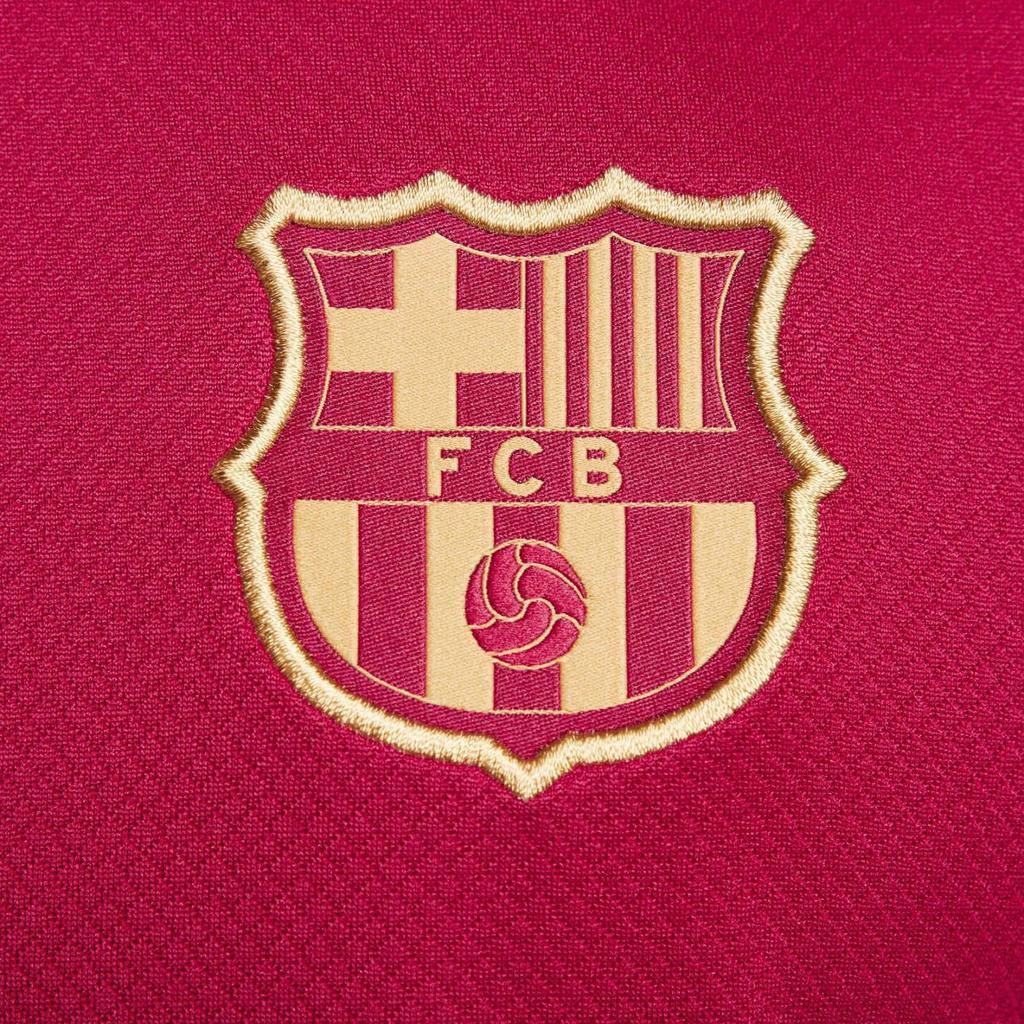 Nové Nike Dri Fit Barcelona Club, Barça Fotbalové Tréninkové Sportovní Kolekce Pánské Červené FJ5439-621
