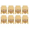 10PCS MMCX Socket 3 Pin Connection Female Jacks Coaxial RF Connector Set OFC Material 50ohms