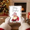 Libro de Tarjetas de Regalo de Navidad con Espiral Cuaderno de Regalo de Navidad DIY Celebración en Casa