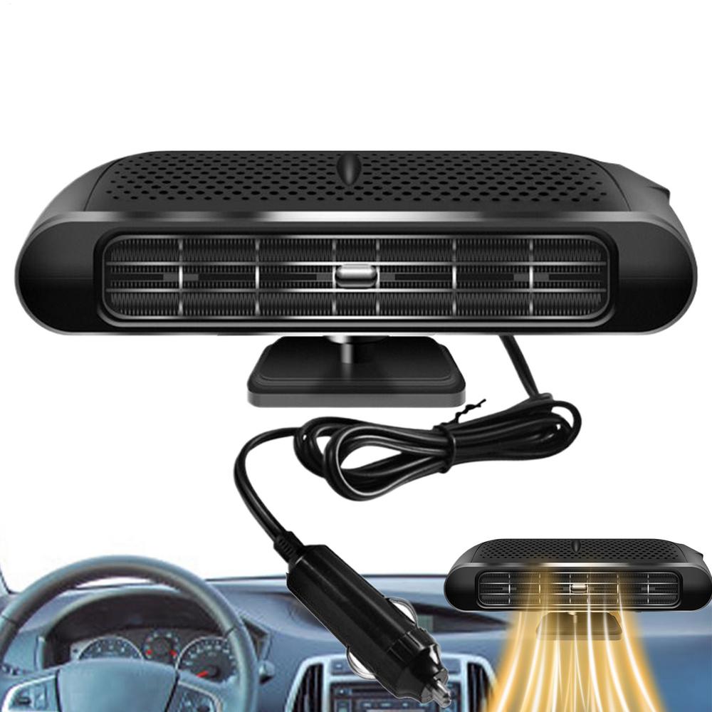 Car Heater 12V/24V Portable Car Heater Heating Fan Electric Fan Rechargeable Defrost and demisting heater for Truck SUV Auto