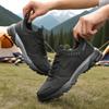 High Quality Men's Sneakers Wear Resistant  PU Leather Trail Hiking Shoes All Day Comfort Trendy Look Waterproo Fwork Sneakers