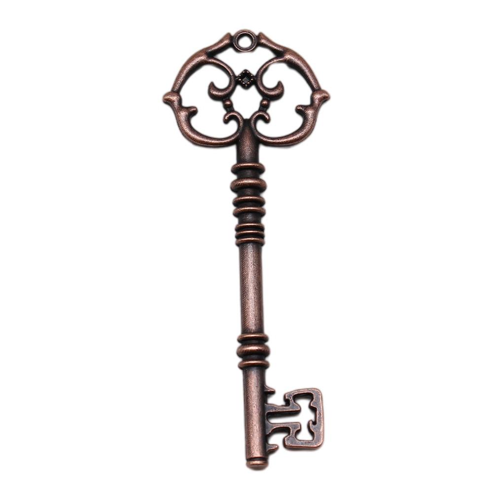 Key Charms Multi Color Alloy Key Tools Pendants For Gothic Themed Jewelry