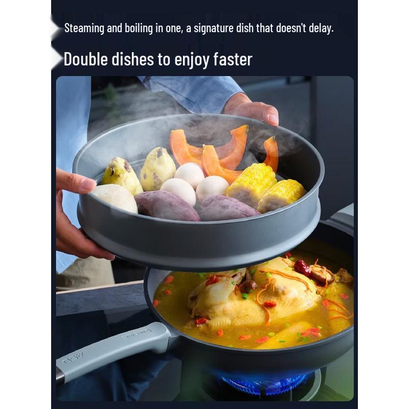 ASD Blue Diamond Titanium Non-stick Wok