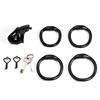 Sex Toys Men Resin Male Chastity Cage Anti Removal Imprisonment Penis Chastity Lock with 4 Ring Bondage To Prevent Cheating 18+