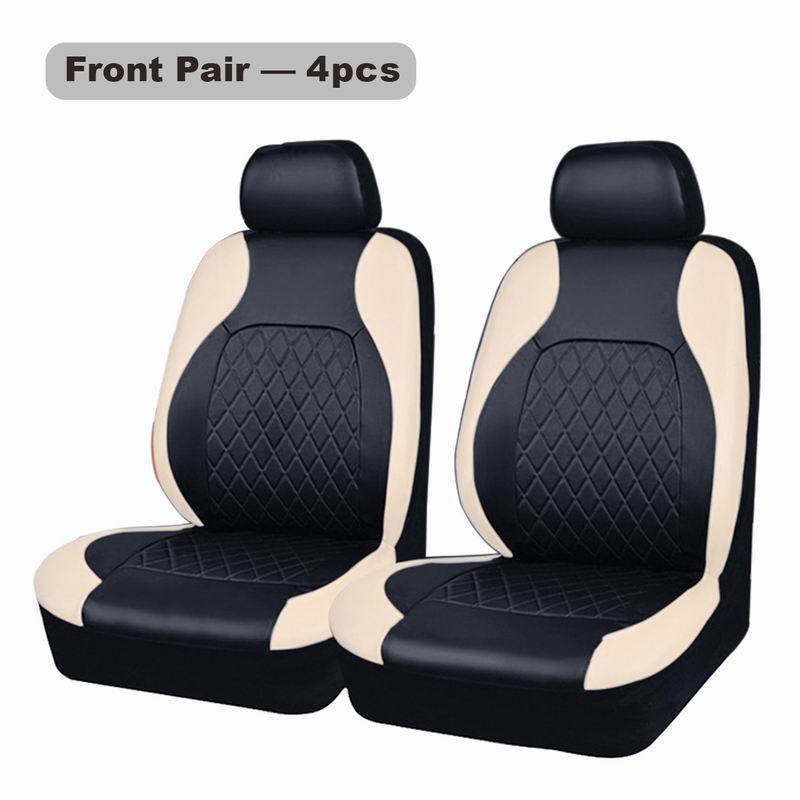 Universal PU Leather Car Seat Covers for 5 Seats All-season Auto Seat Cover Fit for Most Cars Interior Accessories