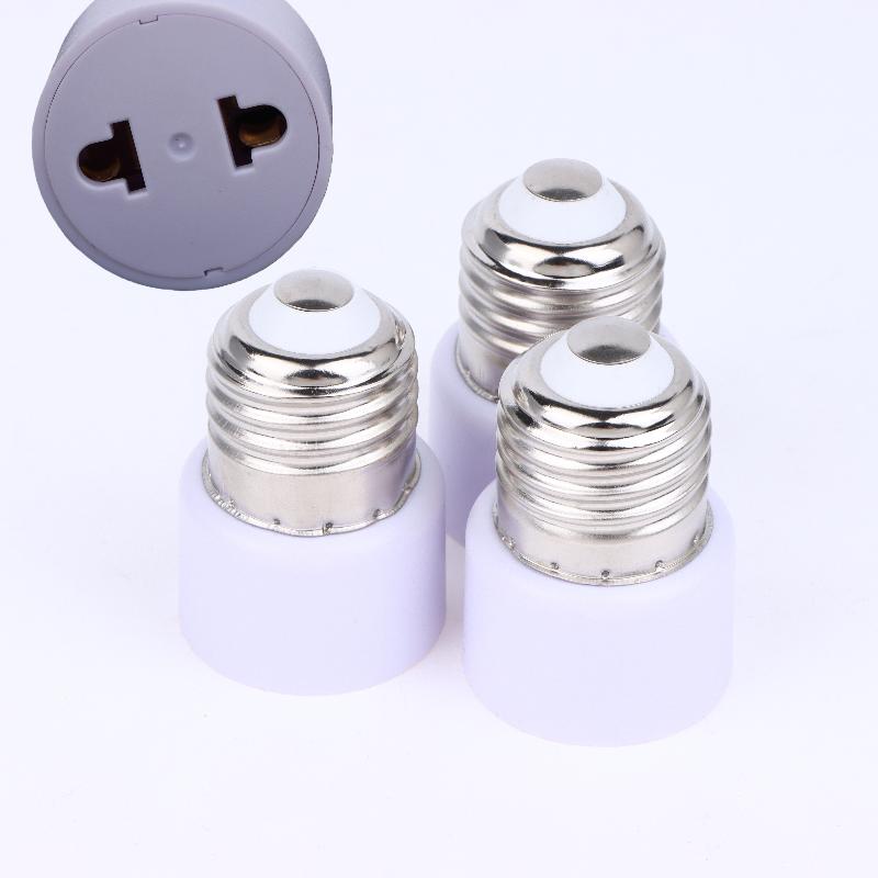 

1Pcs Lamp Socket Us/Eu Without Light Practical White E27 Plug Bulb Holder Light Fixture Bulb Base Adapter Diy Accessories
