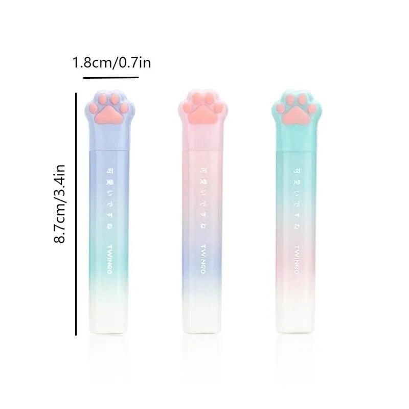 Twingo Godisfärgade Gradient Saxar Kattass Bärbara Mini Pappersklipp Konst Sax Verktyg för Studenter