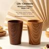 Functional Imitation Wood Grain Mug Perfect for Tea Coffee and More