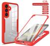 Qicai 360 Hülle und Folie integrierte Handyhülle ist geeignet für Samsung S25 All-Inclusive S24FE Anti-Drop A16/A35 Schutzhülle