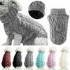 Dog Clothes Pet Costume Coat Apparel Sweater Autumn Winter Warm Knitwear