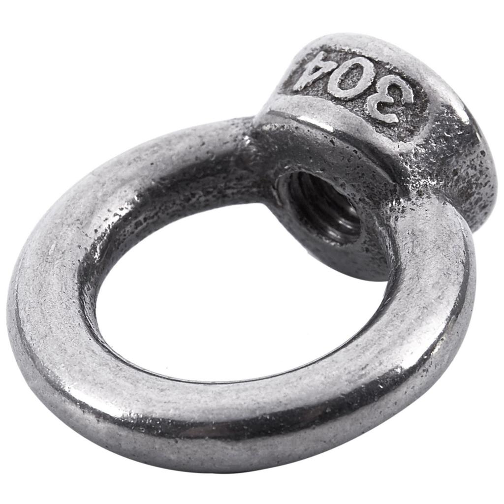 A60z8pcs Stainless Steel Raw Style Shield Anchor Eye Bolts M6 X 82Mm,Silvermay