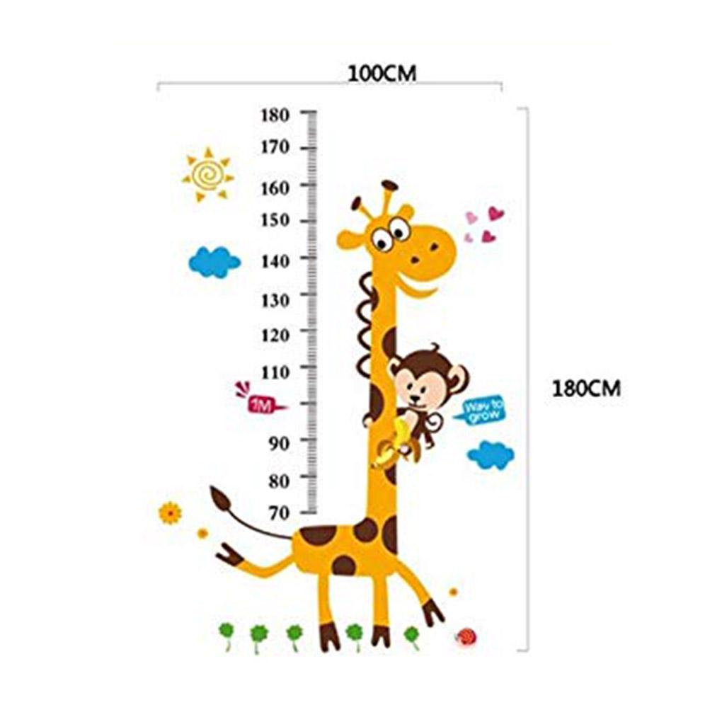 Removable Cartoon Giraffe Wallpaper Self Mural Decal