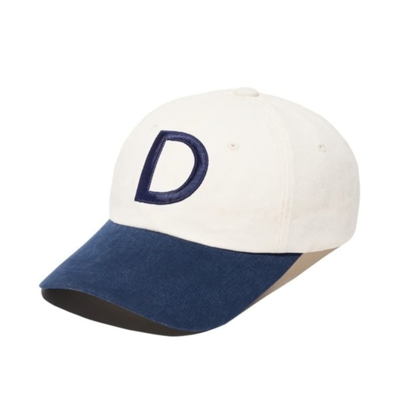 DEINET D COLOR BLOCK CAP IN IVORY