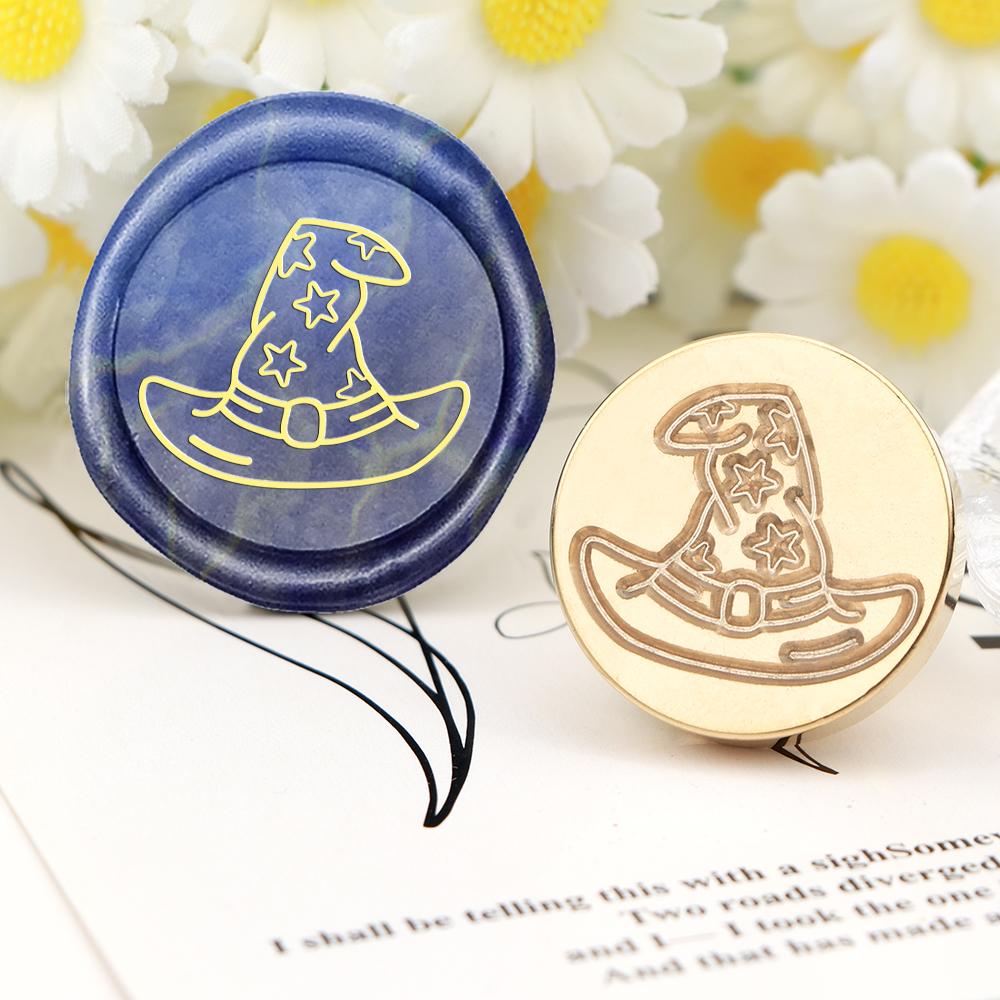 Halloween Magic Collection Wax Seal Stamp Head Replacement Sealing Brass Stamp Head Olny for Creative Gift Envelopes Invitations