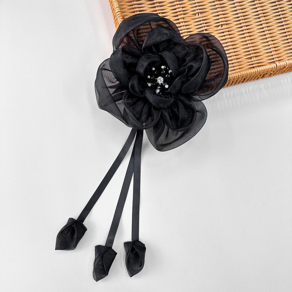 Small Fresh Organza Three-Dimensional Flower Hair Accessories Suit Dress Shoes And Hats Luggage Jacket Decorative Accessories