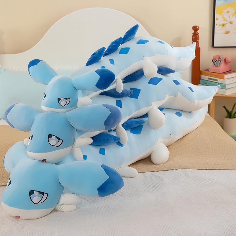 Large Blue Dragon Plush Toy Stuffed Animal Pillow Doll For Girls Wholesale