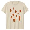 Modern Abstract Organic Shape Pattern T-Shirt Abstract Organic Art Birthday Gift