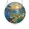 Acrylic Jigsaw Puzzle Suncatcher 83 Pcs DIY Puzzles Craft Kit for Adults Colorful Window Hanging Ornament for Women Men Home Garden Decor