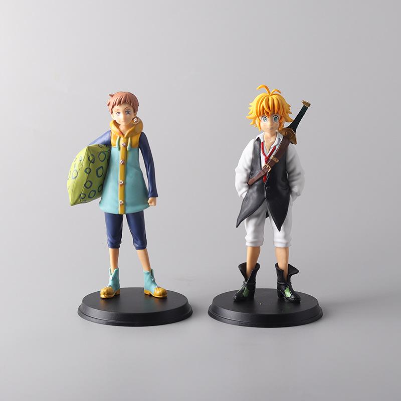 Hot Anime Meliodas King Model Character Doll Pillow Poses Carrying Sword Action Figure PVC Action Model Collection Gift