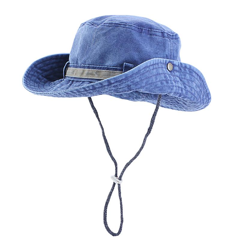 

Солнцезащитная шляпа для рыбалки, летняя дышащая регулируемая кепка для кемпинга и пешего туризма, анти-УФ-солнцезащитная шляпа, альпинистские шапки, мужская ковбойская шляпа One Size