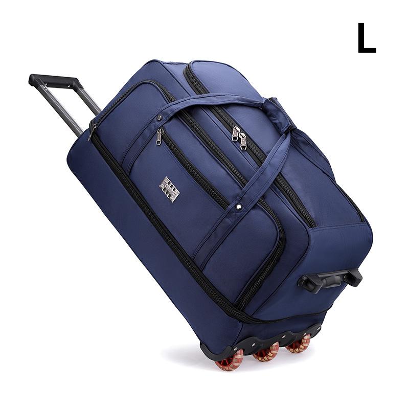 Reisetasche mit Rollen aus Oxford-Stoff, extragroß, faltbar, Reisetasche mit Rollen, Unisex, Reise-Aufbewahrungstasche