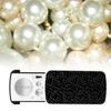 Set of 2 Magnifying Glass with Light Pocket Size Magnifier for Gemstones Inspection Professional Metal Jewelers Loupe