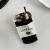 Creative Funny Acrylic Coffee Cup Design Hair Clip Elegant Fashion Shark Clip Hair Accessories