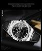 Binbang Men's Luminous Waterproof Quartz Watch with Calendar - Trendy Korean Style