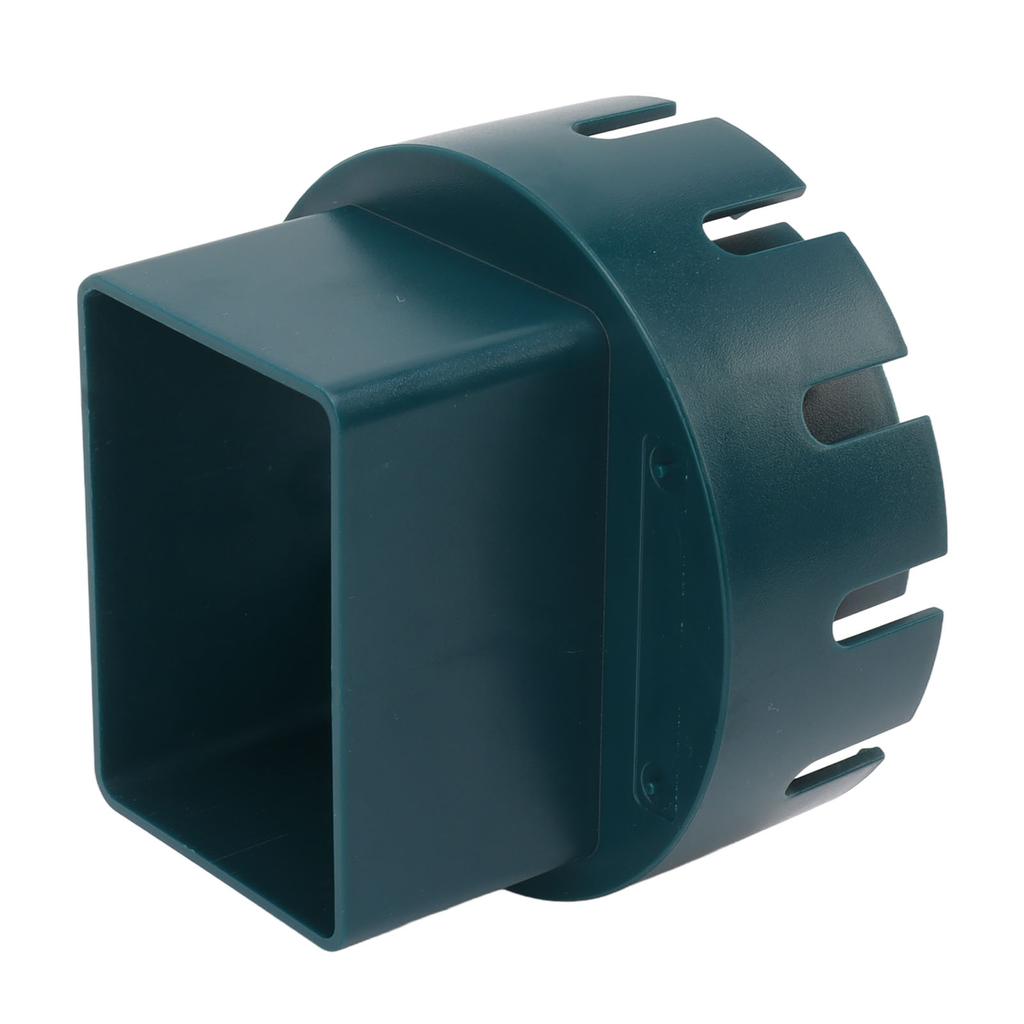 Downspout Adapter Plastic Drain Adapter Replacement Downpipe Converter Connector with Screws