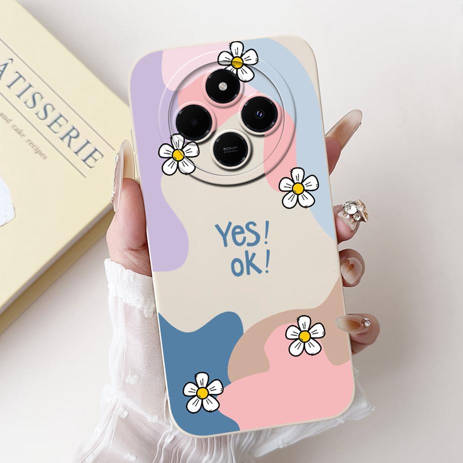 Für Xiaomi Poco C75 Hülle Stilvolle Kunstbemalte Abdeckung Weiche Silikon Stoßfeste Handyhülle Für Xiaomi Poco C75 PocoC75 Fundas Bumper
