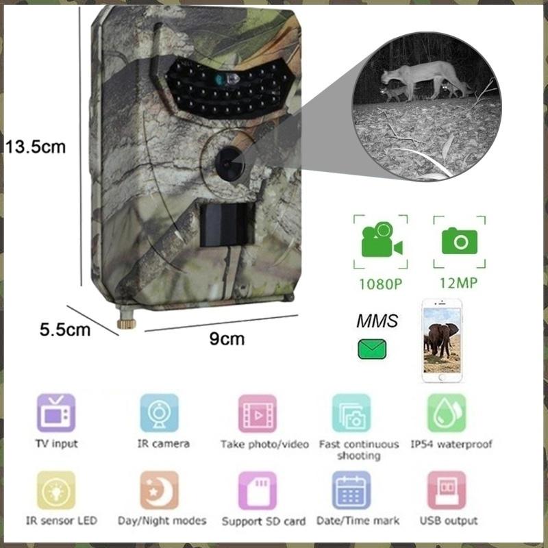 Buy New 1080P full HD night vision hunting trail camera 12MP infrared