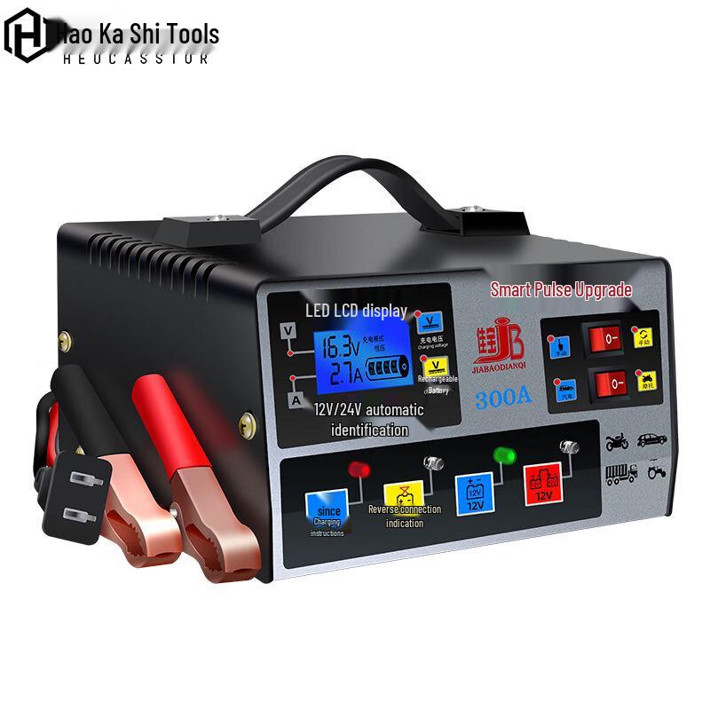 HEUCASSIOR 12V Car & Motorcycle Battery Charger