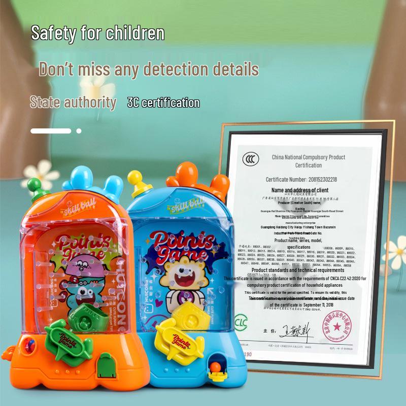 Children's Educational Rocket Catch Ball Toy for Parent-Child Interaction