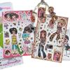 1 Sheet Millennium Anime Story Phone Craft Diy Decoration Kawaii Character Scrapbooking Stickers Deco Stationery Decals