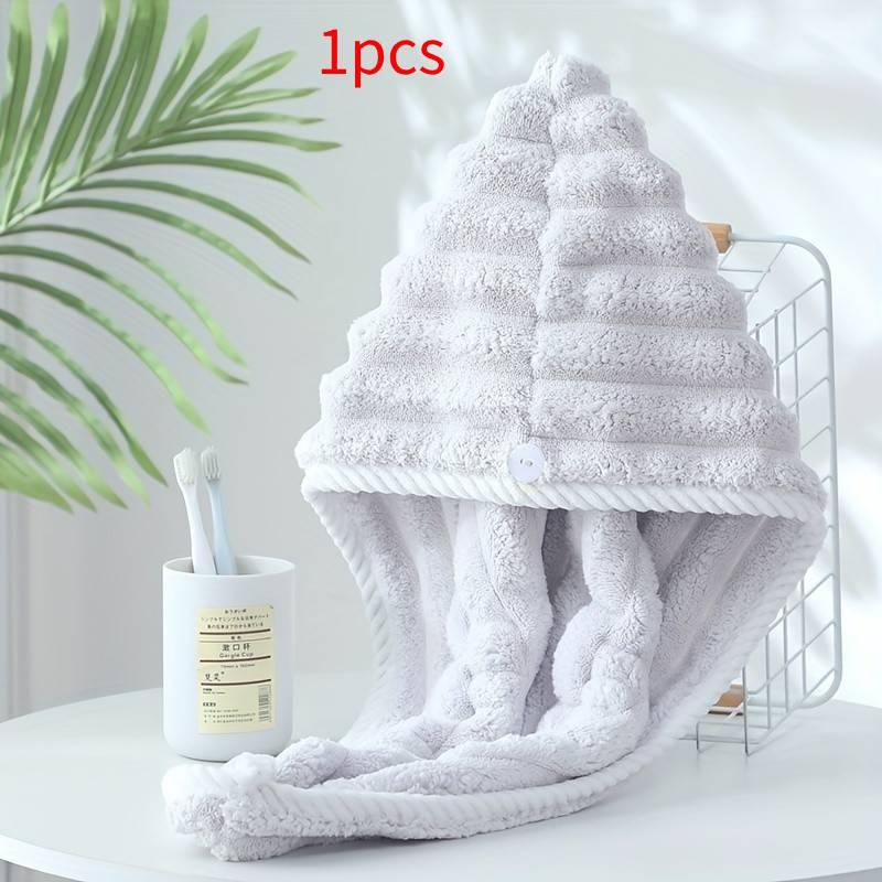 Hair Drying Towel Strong Absorbent Quick Drying Hair Cap Microfiber Hair Towel Dry Hair Cap