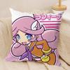 P-Puyo P-Pop Fever Cushion Cover Soft Plush Fabric Double-Sided Printed Sofa Cushion Cover for All Seasons Home Decor Gift