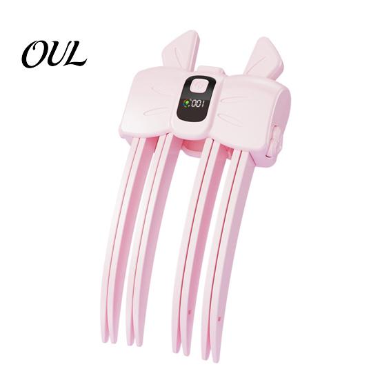 Professional Hair Root Lift Heated Clip, LCD Display Wireless Volumizing Travel Friendly Tool 2 Temperature Adjustable Electric Styling for